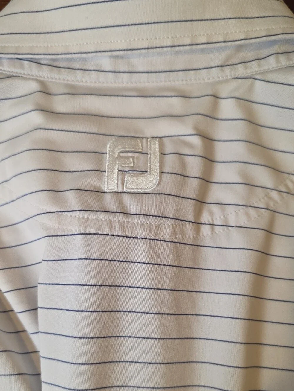 FootJoy Men’s Striped Golf Polos Lot of 2 Florida State Golf Assoc Size L